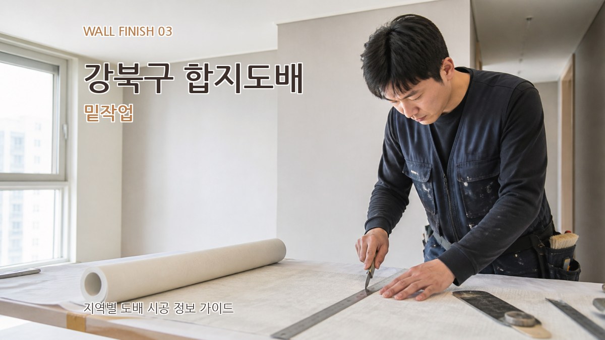 강북구 합지도배 밑작업