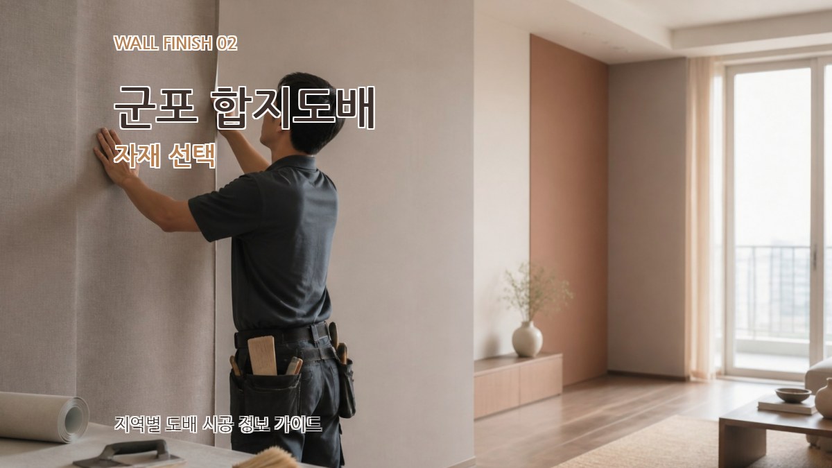 군포 합지도배 자재 선택