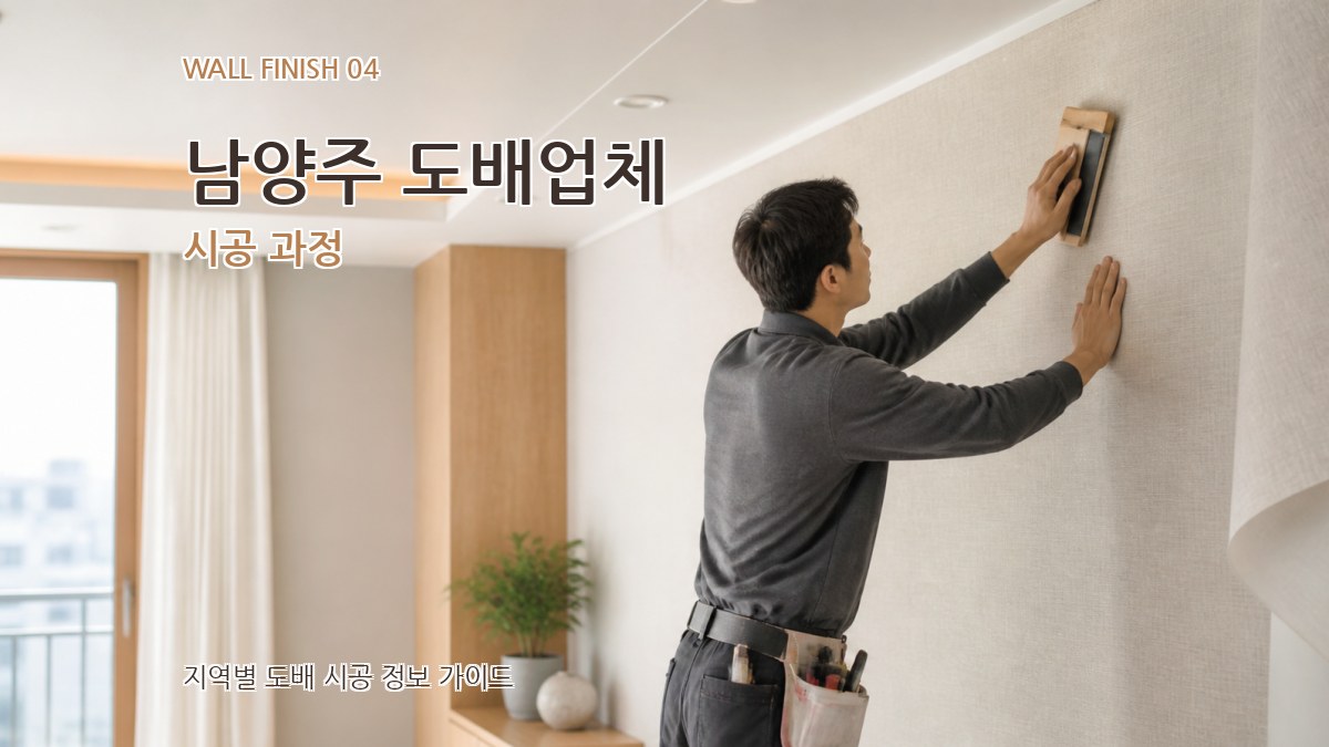 남양주 도배업체 시공 과정