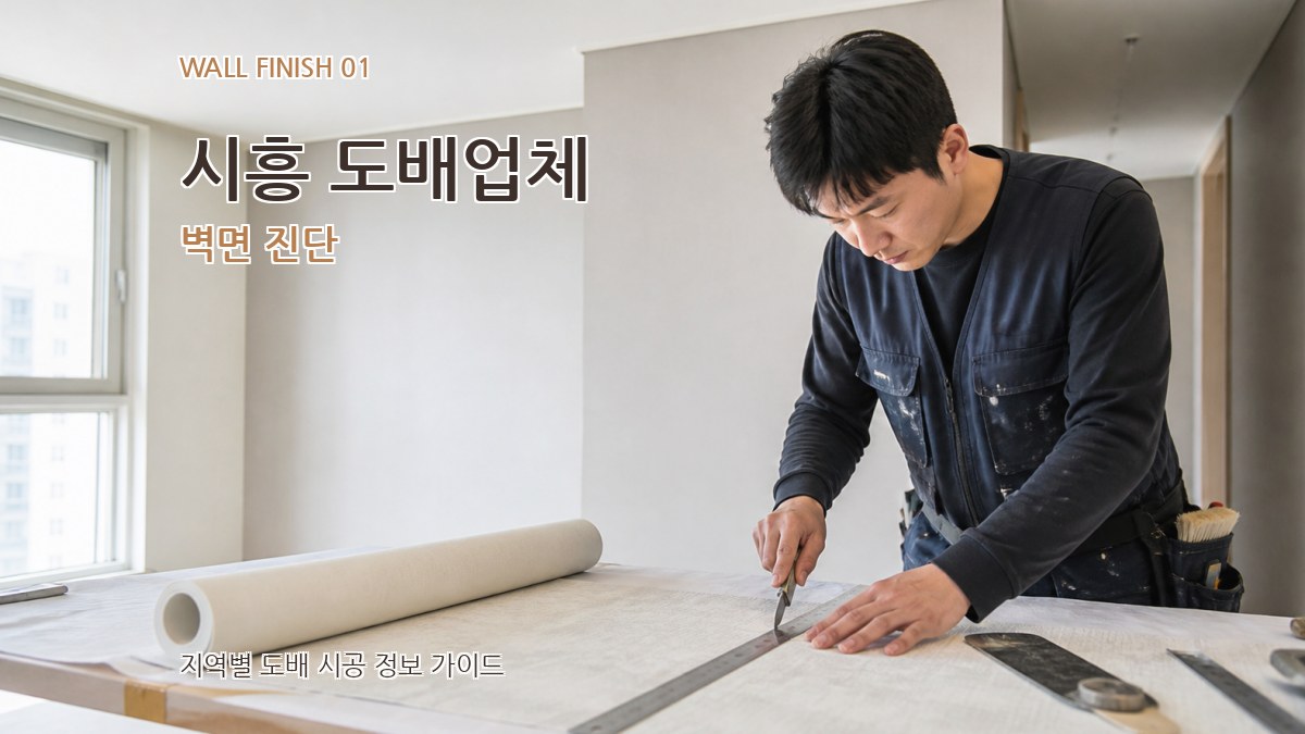 시흥 도배업체 벽면 진단