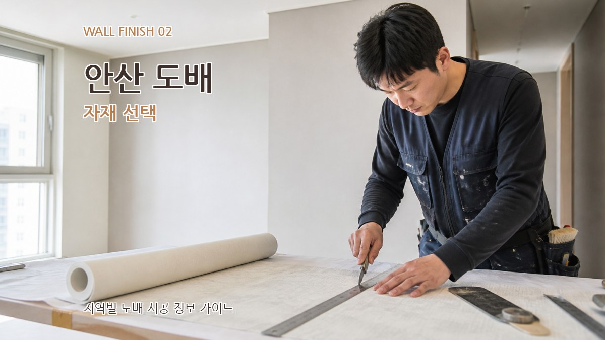안산 도배 자재 선택