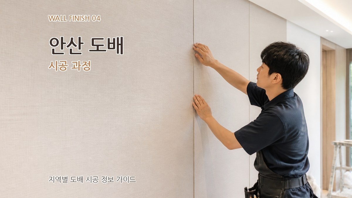 안산 도배 시공 과정