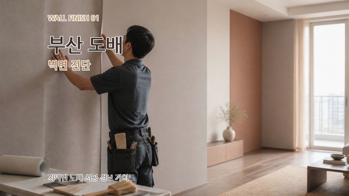 부산 도배 벽면 진단