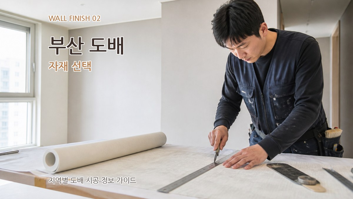 부산 도배 자재 선택