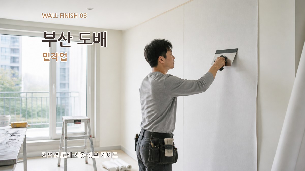 부산 도배 밑작업