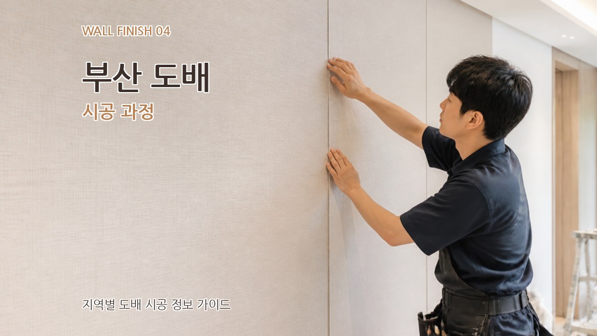 부산 도배 시공 과정