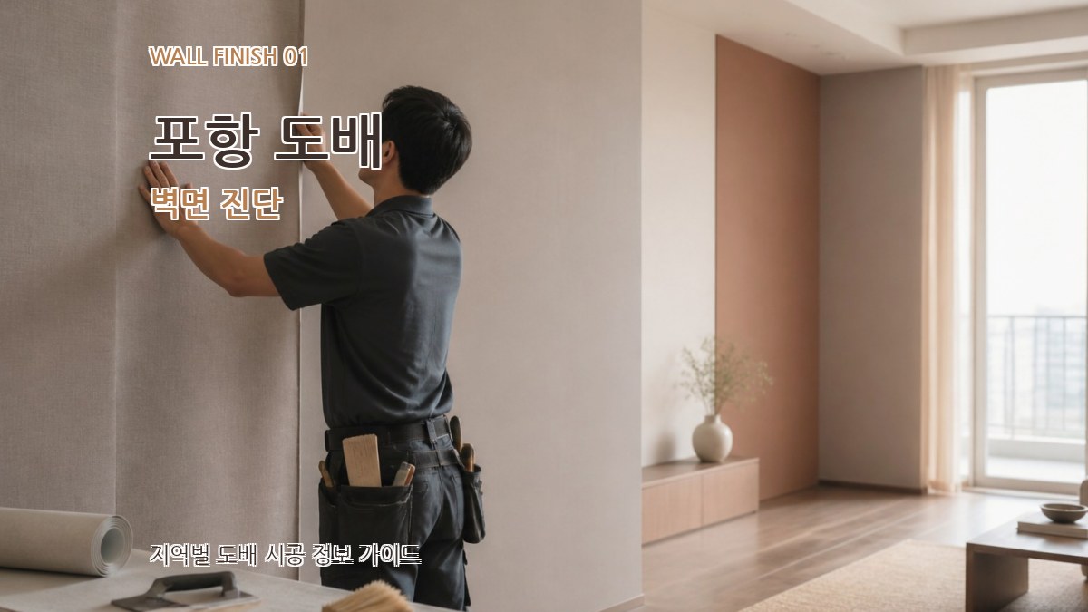 포항 도배 벽면 진단