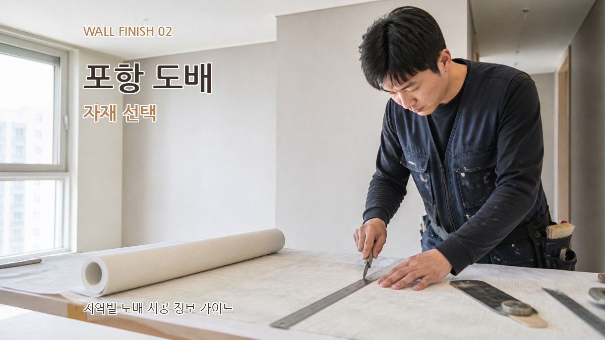 포항 도배 자재 선택