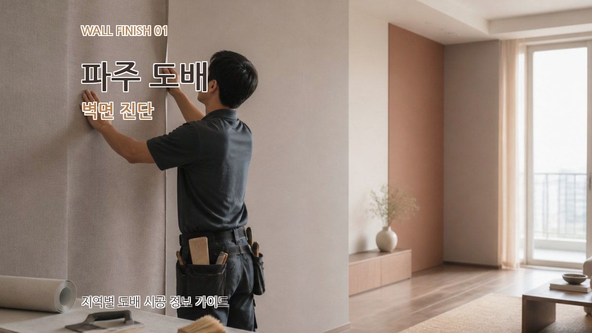 파주 도배 벽면 진단