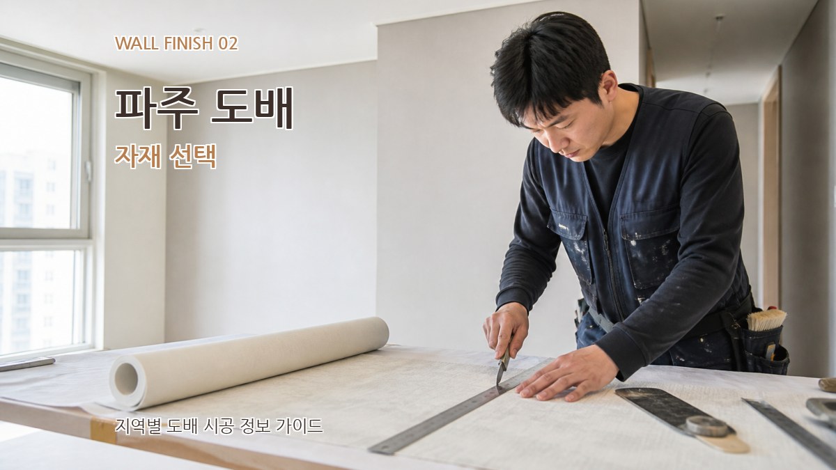 파주 도배 자재 선택