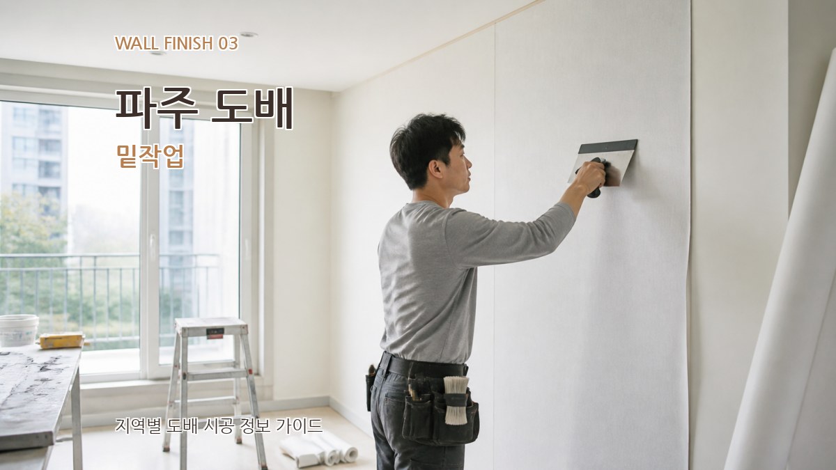 파주 도배 밑작업