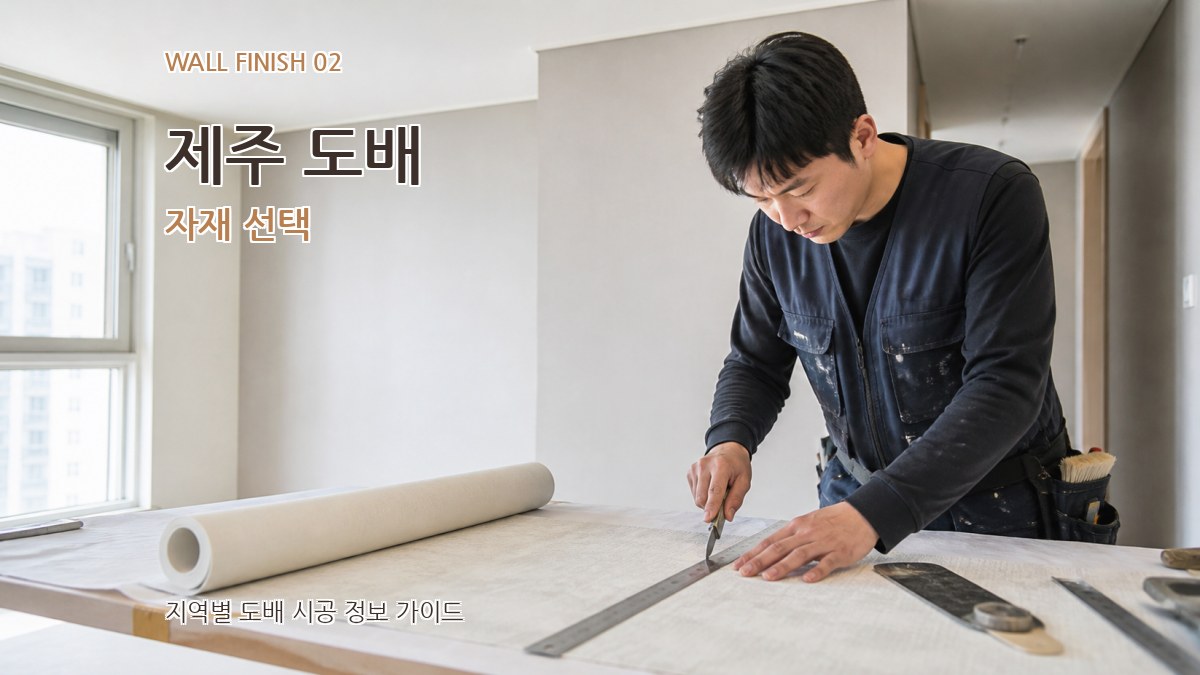 제주 도배 자재 선택