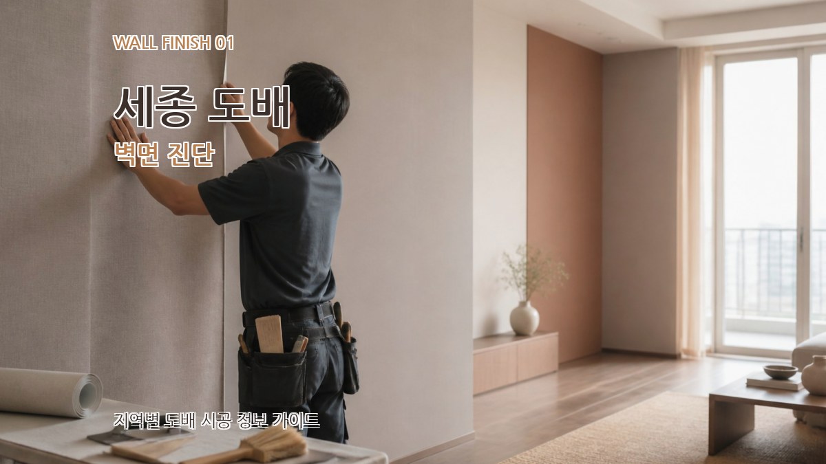 세종 도배 벽면 진단