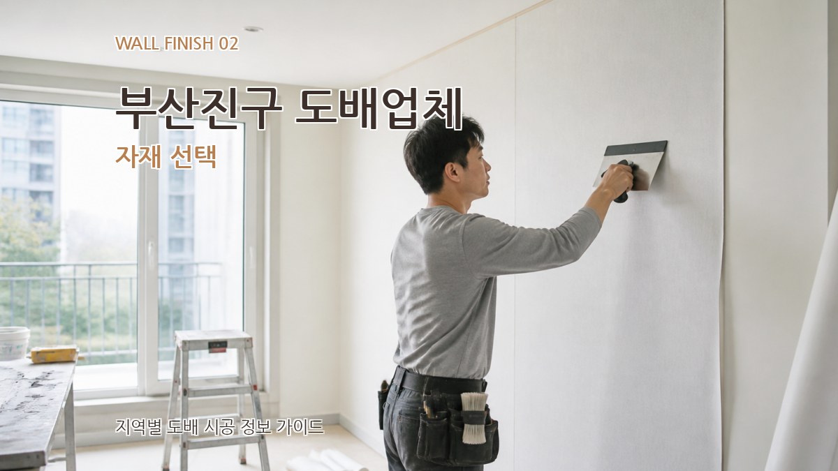 부산진구 도배업체 자재 선택