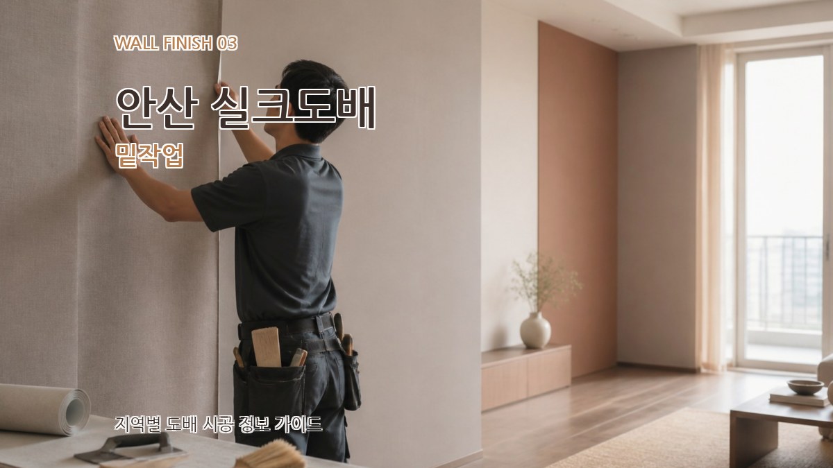 안산 실크도배 밑작업