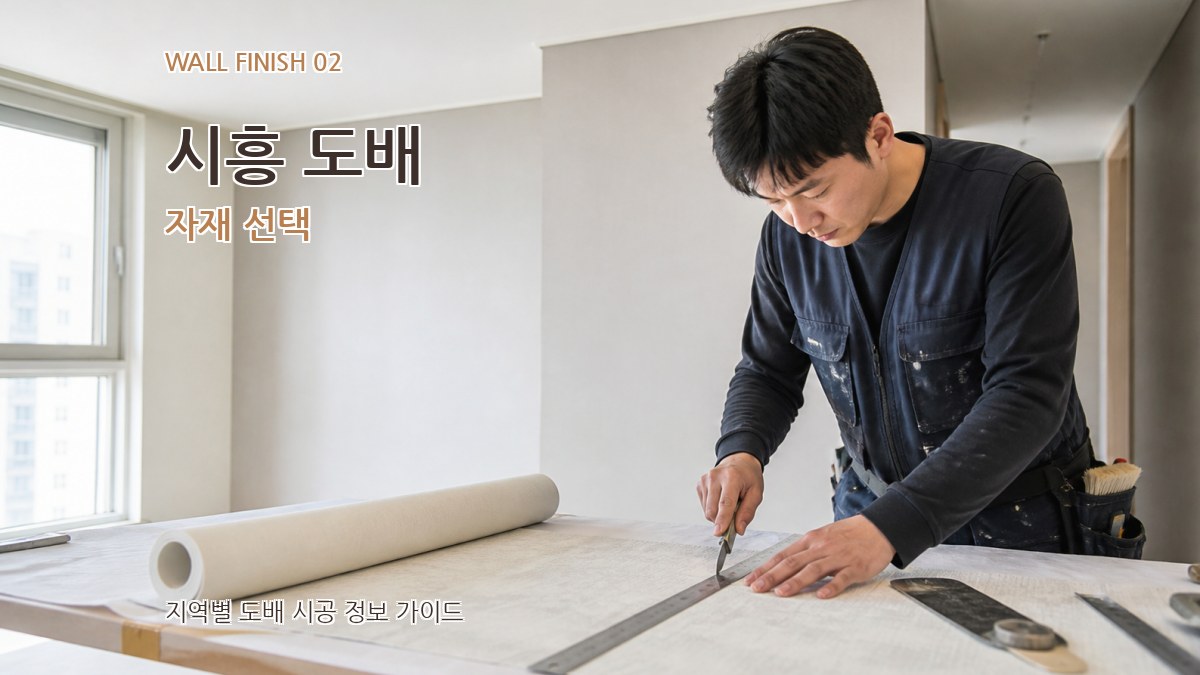 시흥 도배 자재 선택