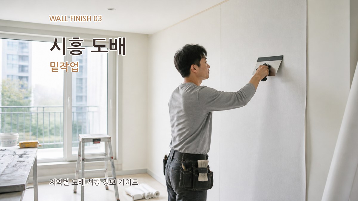 시흥 도배 밑작업