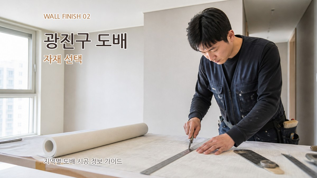 광진구 도배 자재 선택