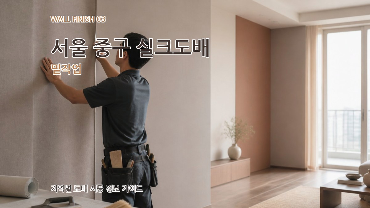 서울 중구 실크도배 밑작업