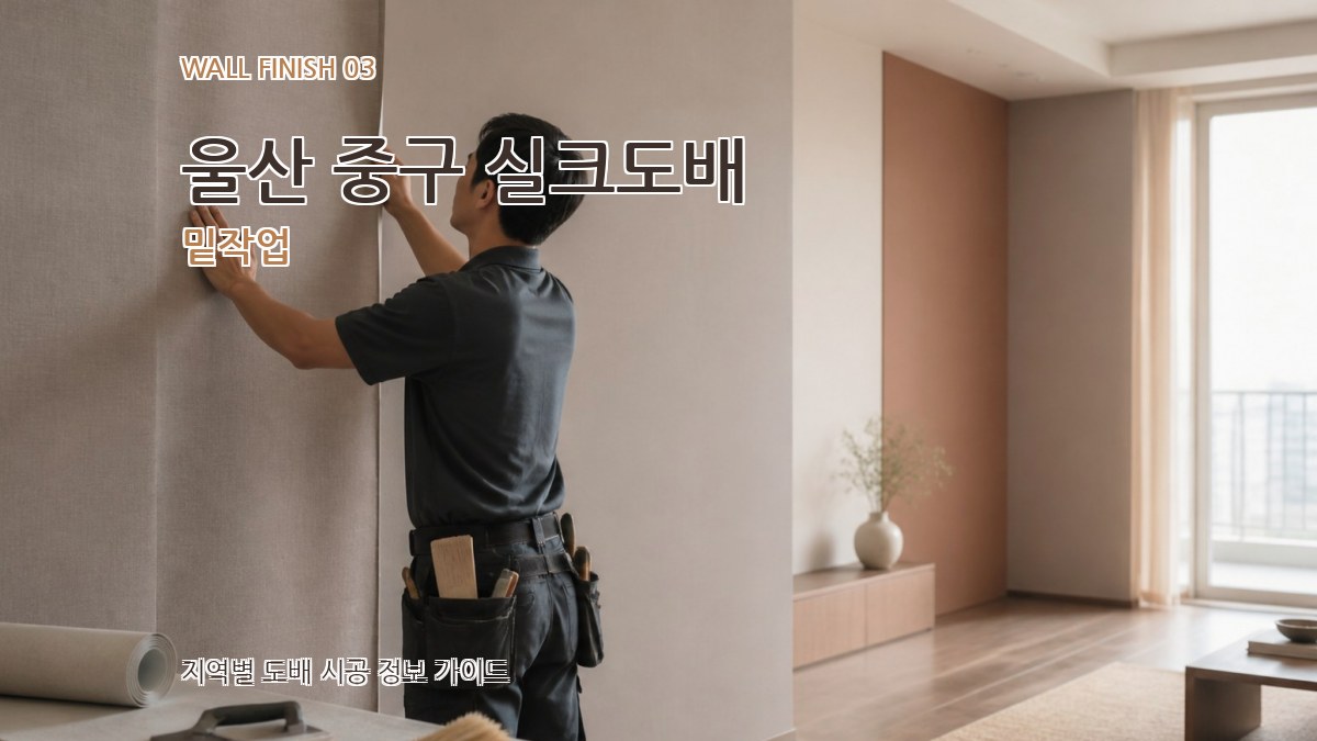울산 중구 실크도배 밑작업