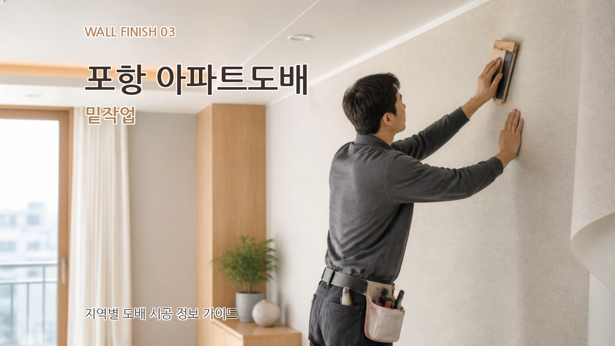 포항 아파트도배 밑작업