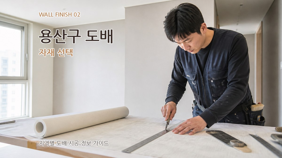 용산구 도배 자재 선택