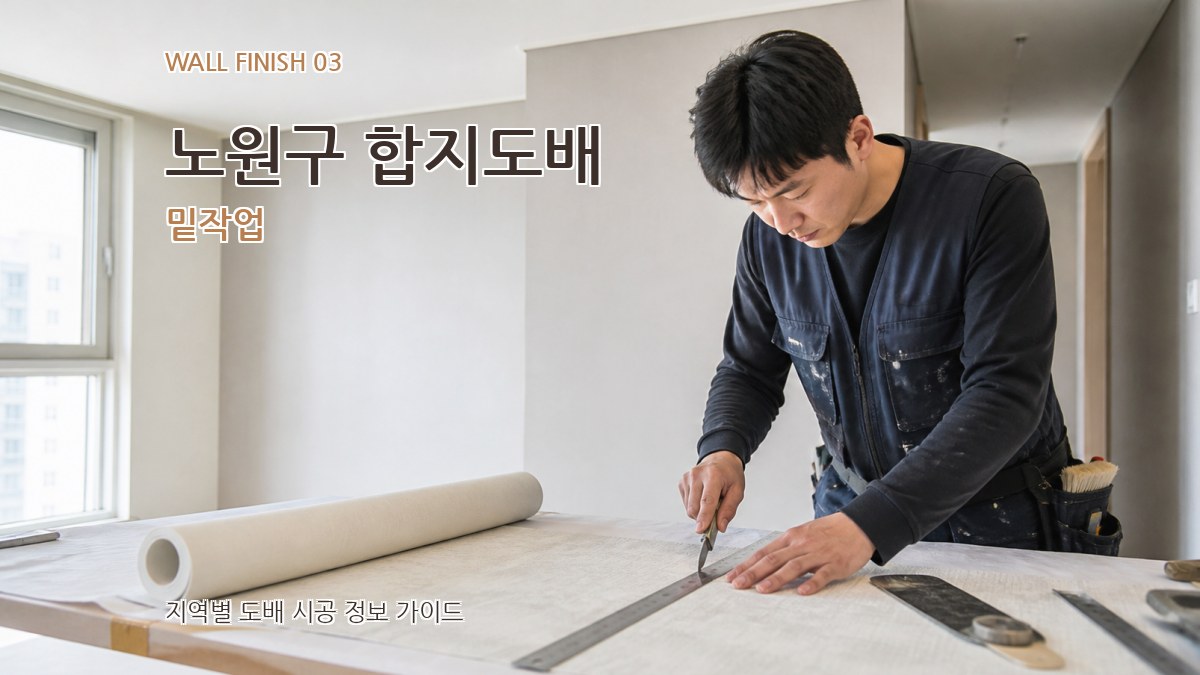노원구 합지도배 밑작업