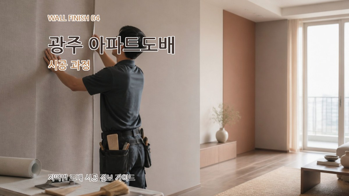 광주 아파트도배 시공 과정