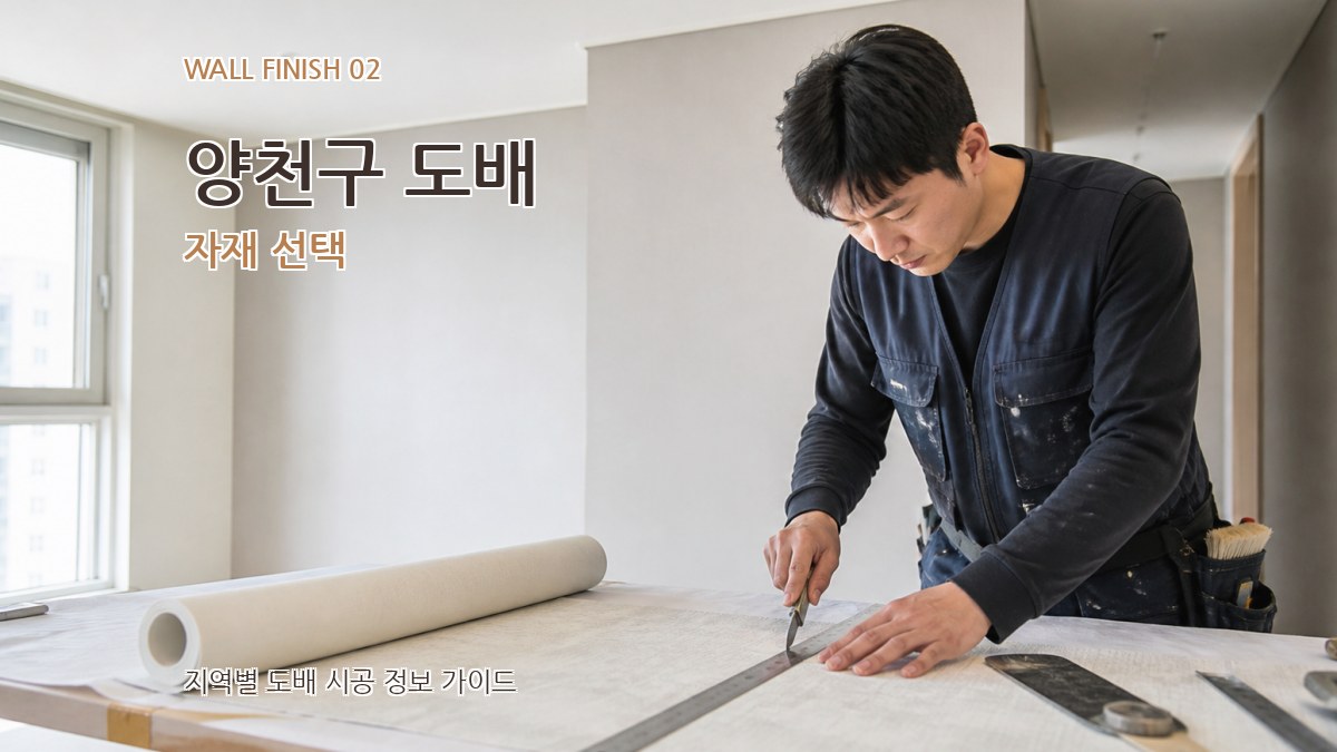 양천구 도배 자재 선택
