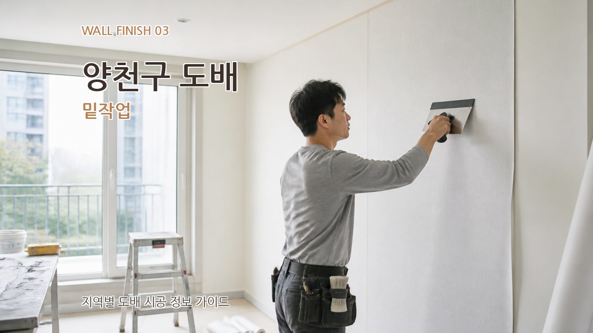 양천구 도배 밑작업