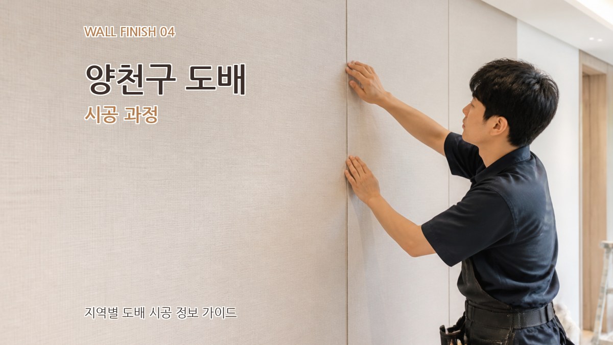 양천구 도배 시공 과정