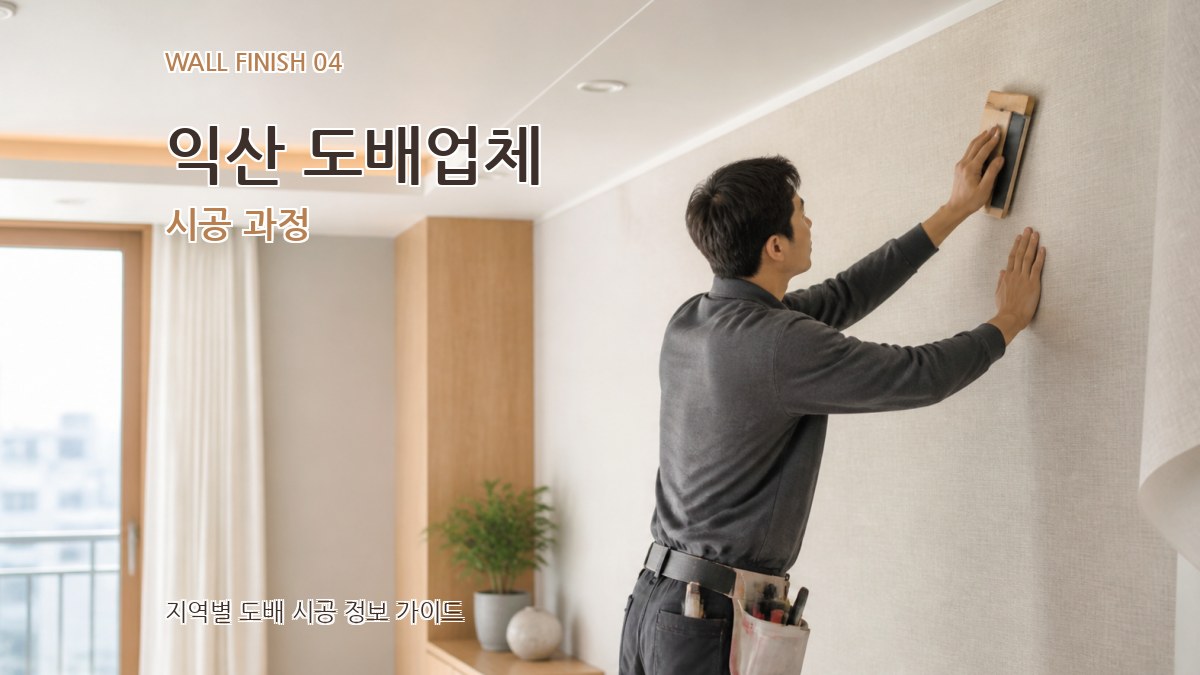 익산 도배업체 시공 과정