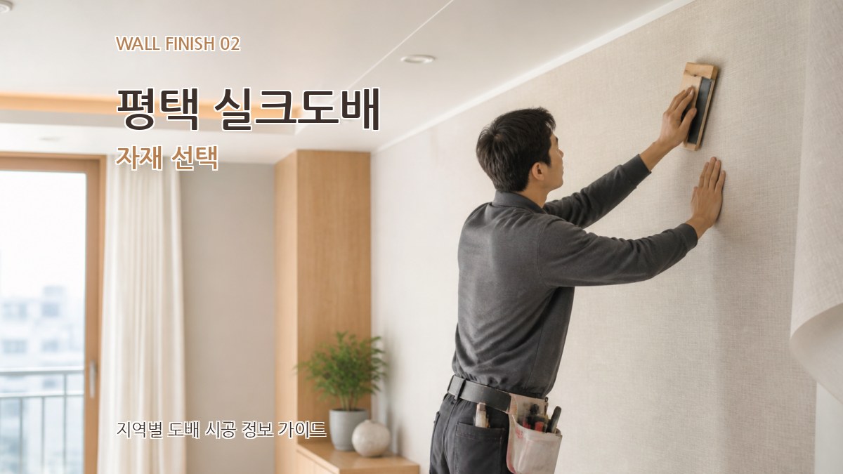 평택 실크도배 자재 선택