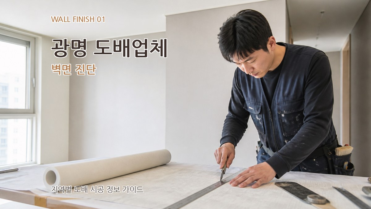 광명 도배업체 벽면 진단
