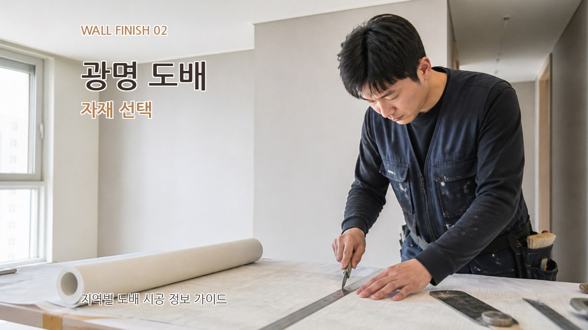 광명 도배 자재 선택