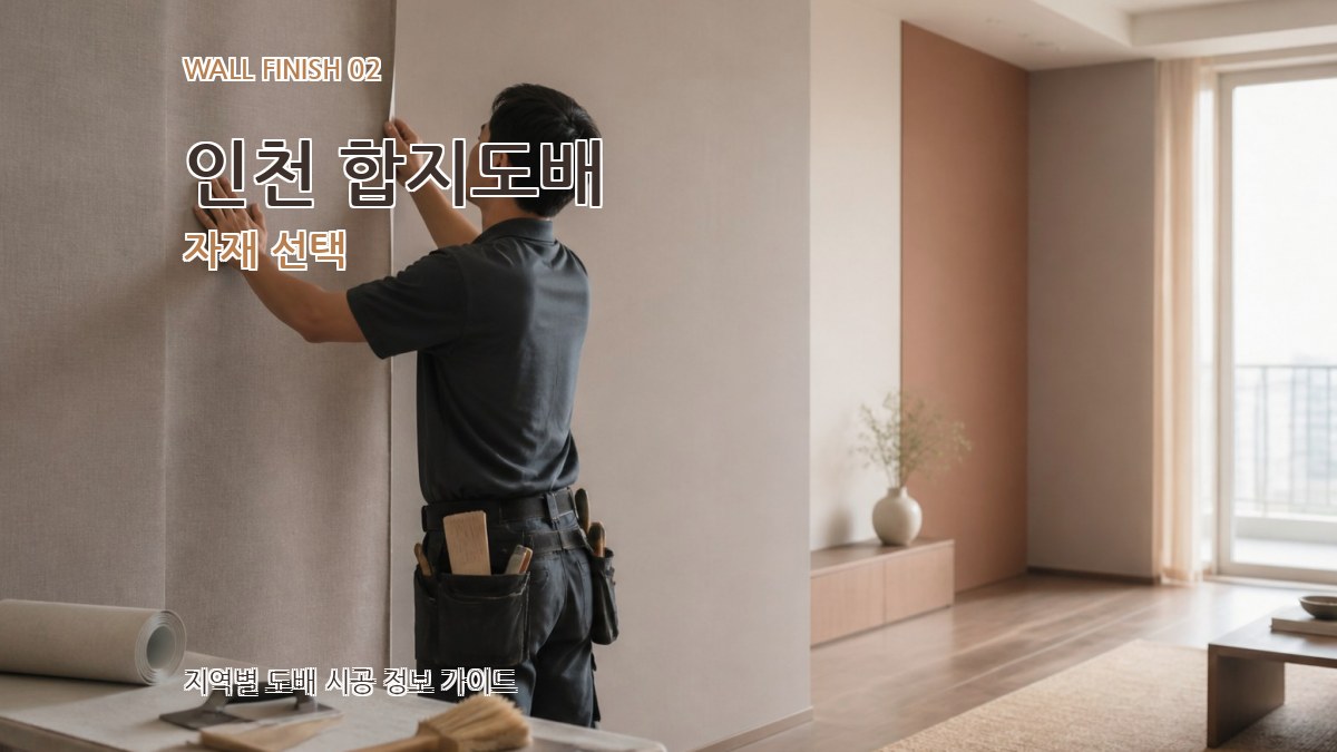 인천 합지도배 자재 선택