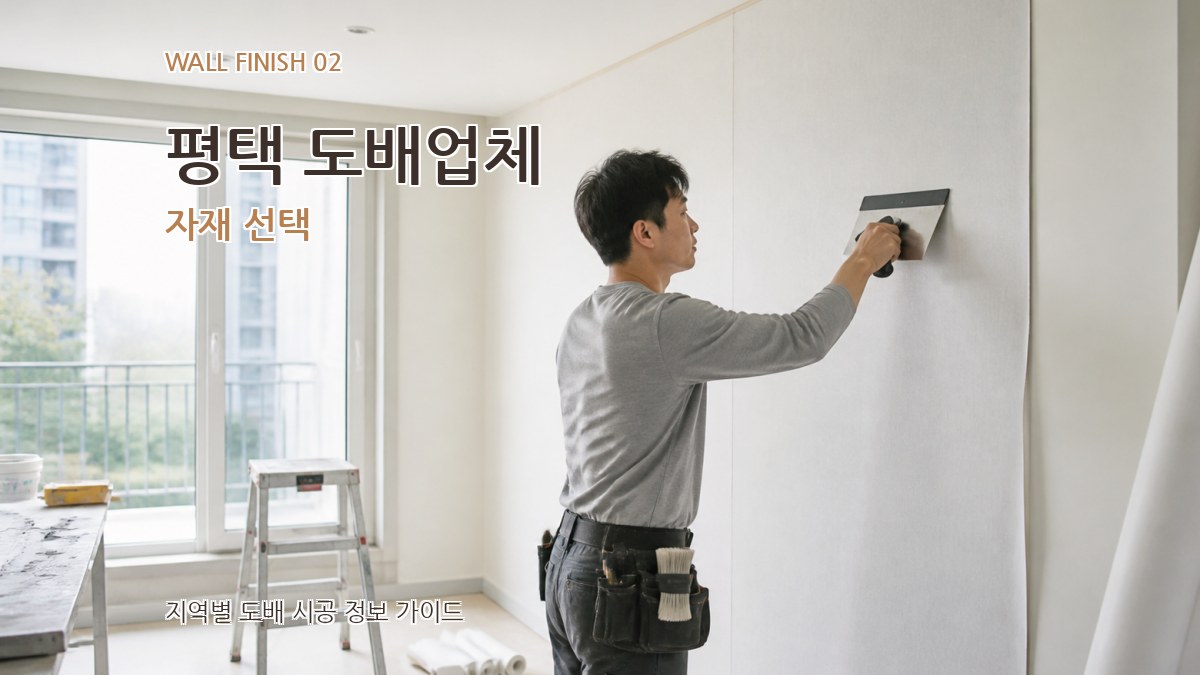 평택 도배업체 자재 선택
