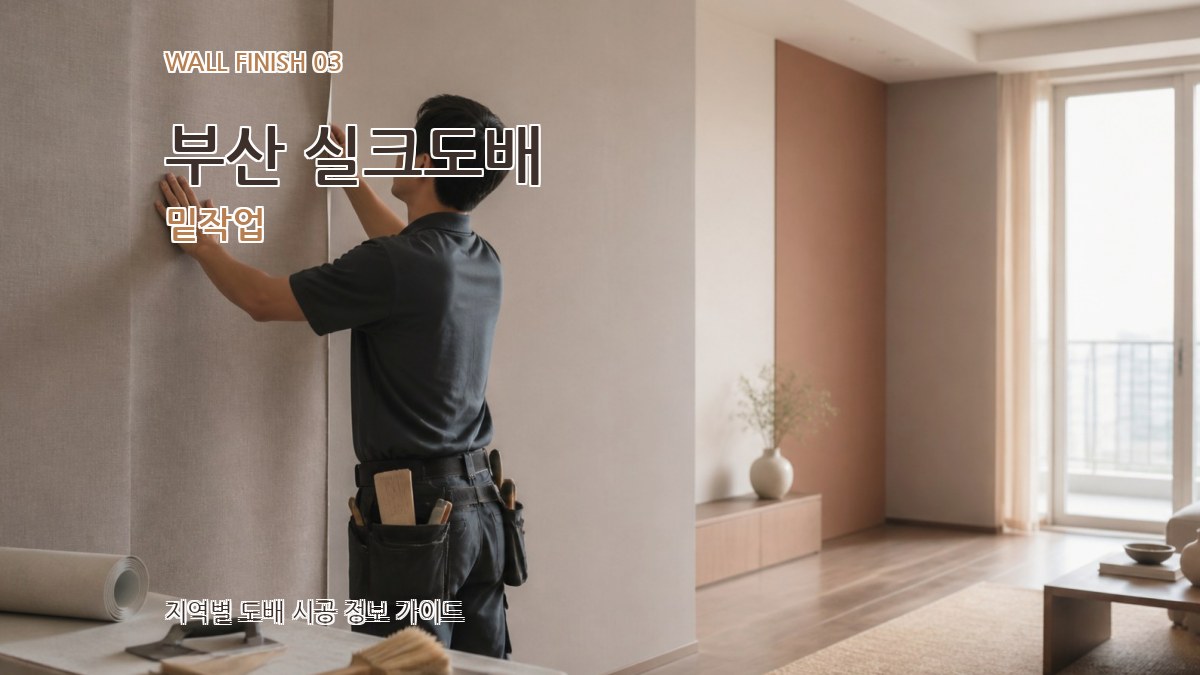 부산 실크도배 밑작업