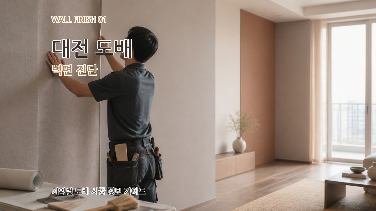 대전 도배 벽면 진단