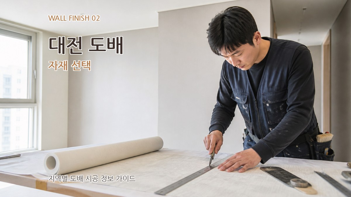대전 도배 자재 선택