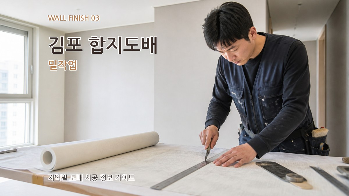 김포 합지도배 밑작업