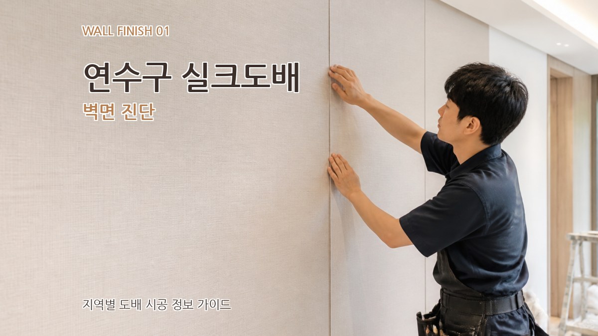 연수구 실크도배 벽면 진단