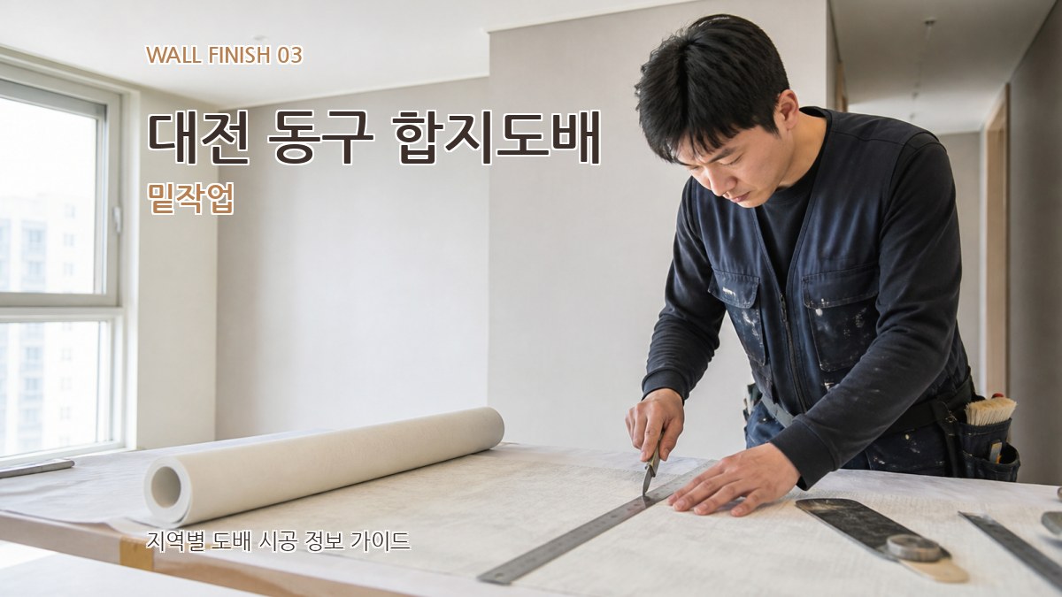 대전 동구 합지도배 밑작업