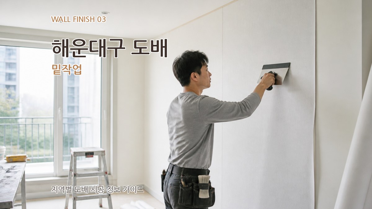 해운대구 도배 밑작업