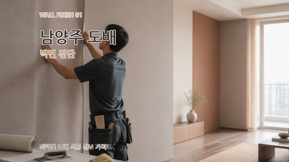 남양주 도배 벽면 진단