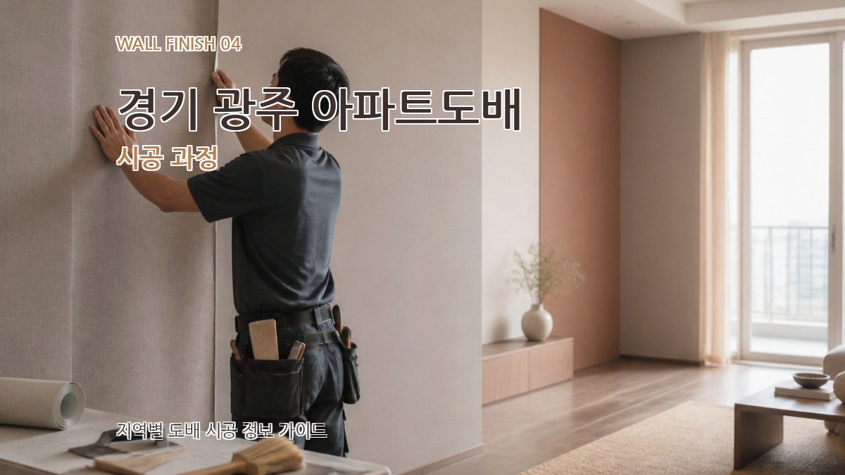 경기 광주 아파트도배 시공 과정