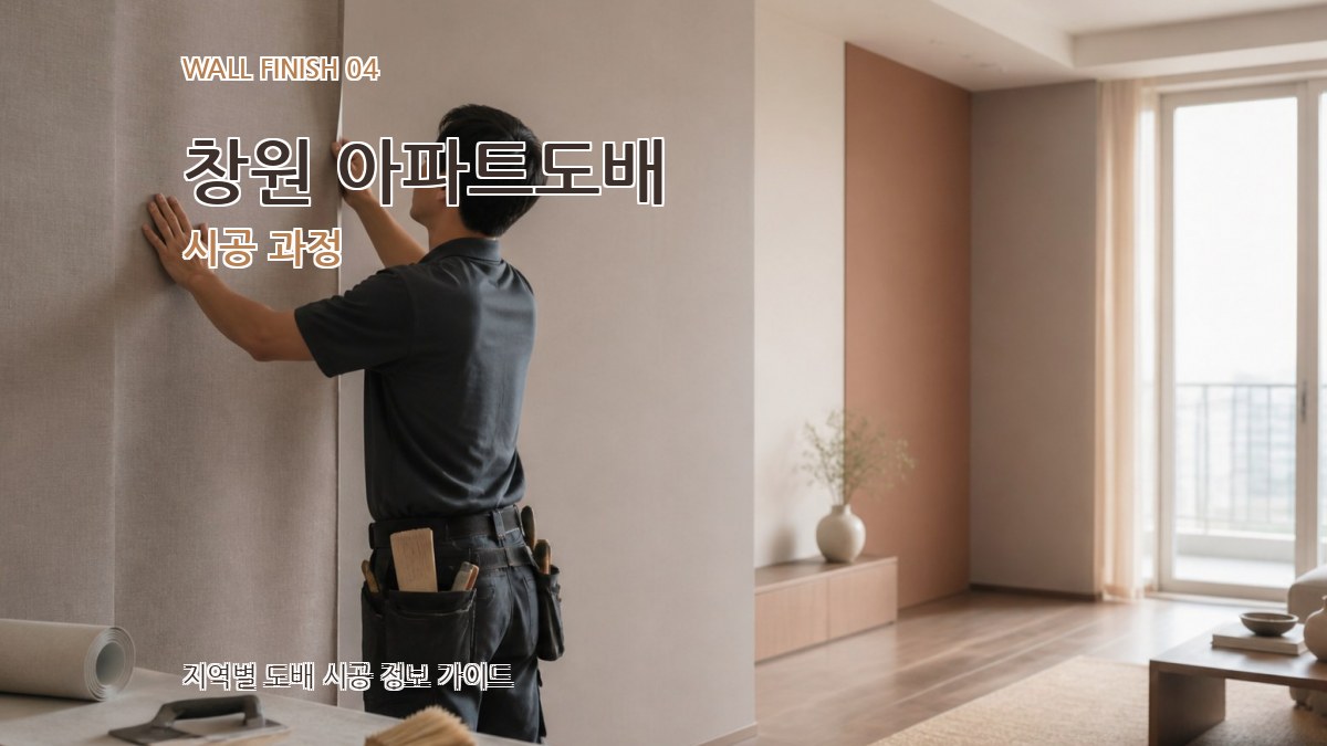 창원 아파트도배 시공 과정