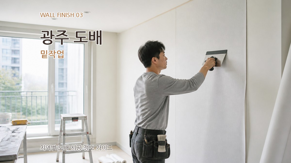 광주 도배 밑작업