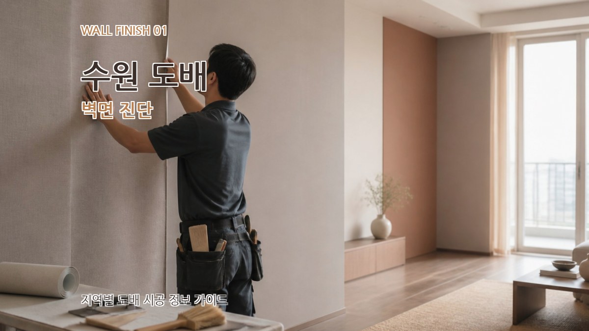 수원 도배 벽면 진단