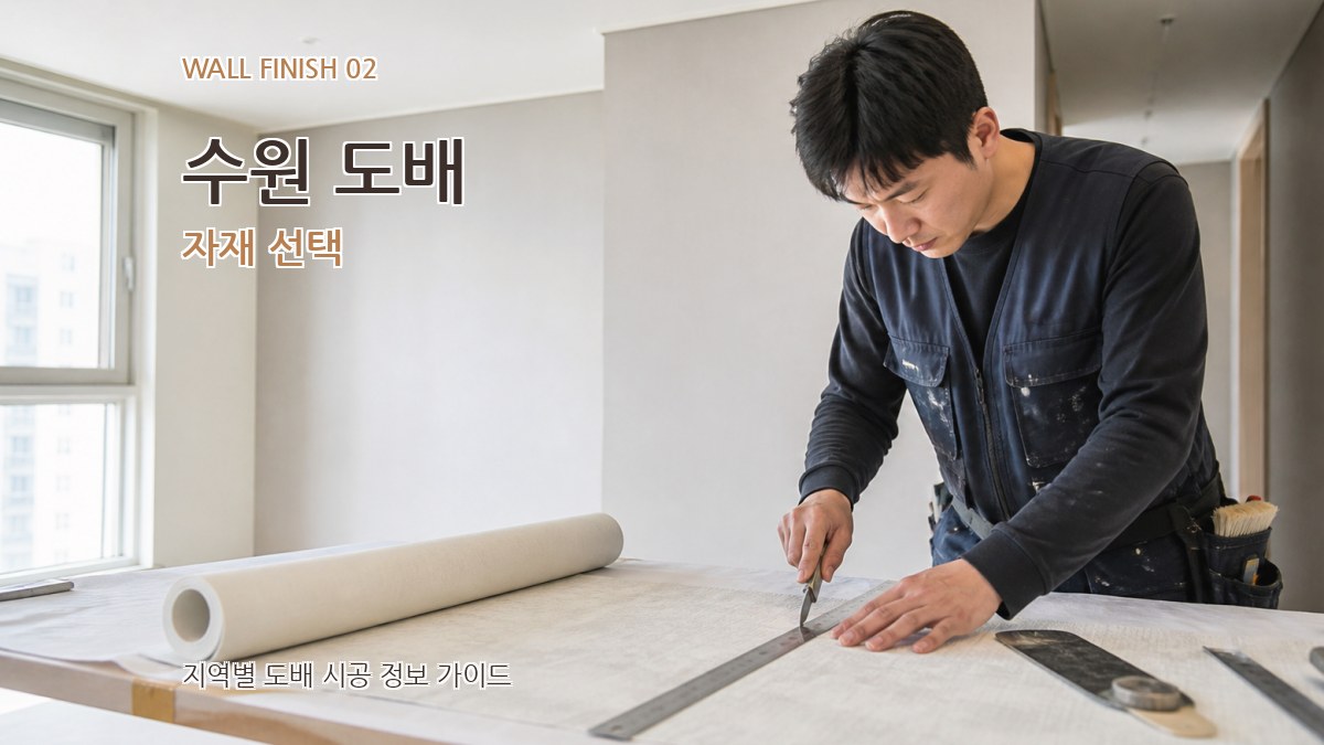 수원 도배 자재 선택